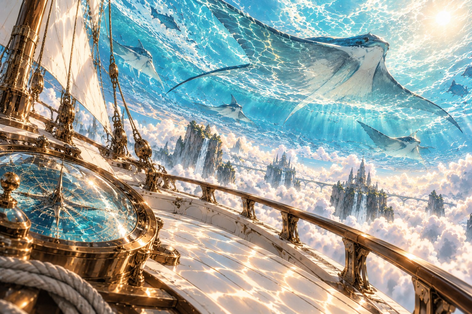 The tide above the clouds — original animation concept art